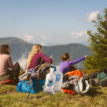 Wine Jimmy | Reusable Wine Travel Protector Sleeves for Glass Bottles | Impact & Leak Resistant | Carrier Bag Luggage | Airplane Cruise Car | Gift Holiday Vacation Party | 3 Pack w/3 Bubble Wraps